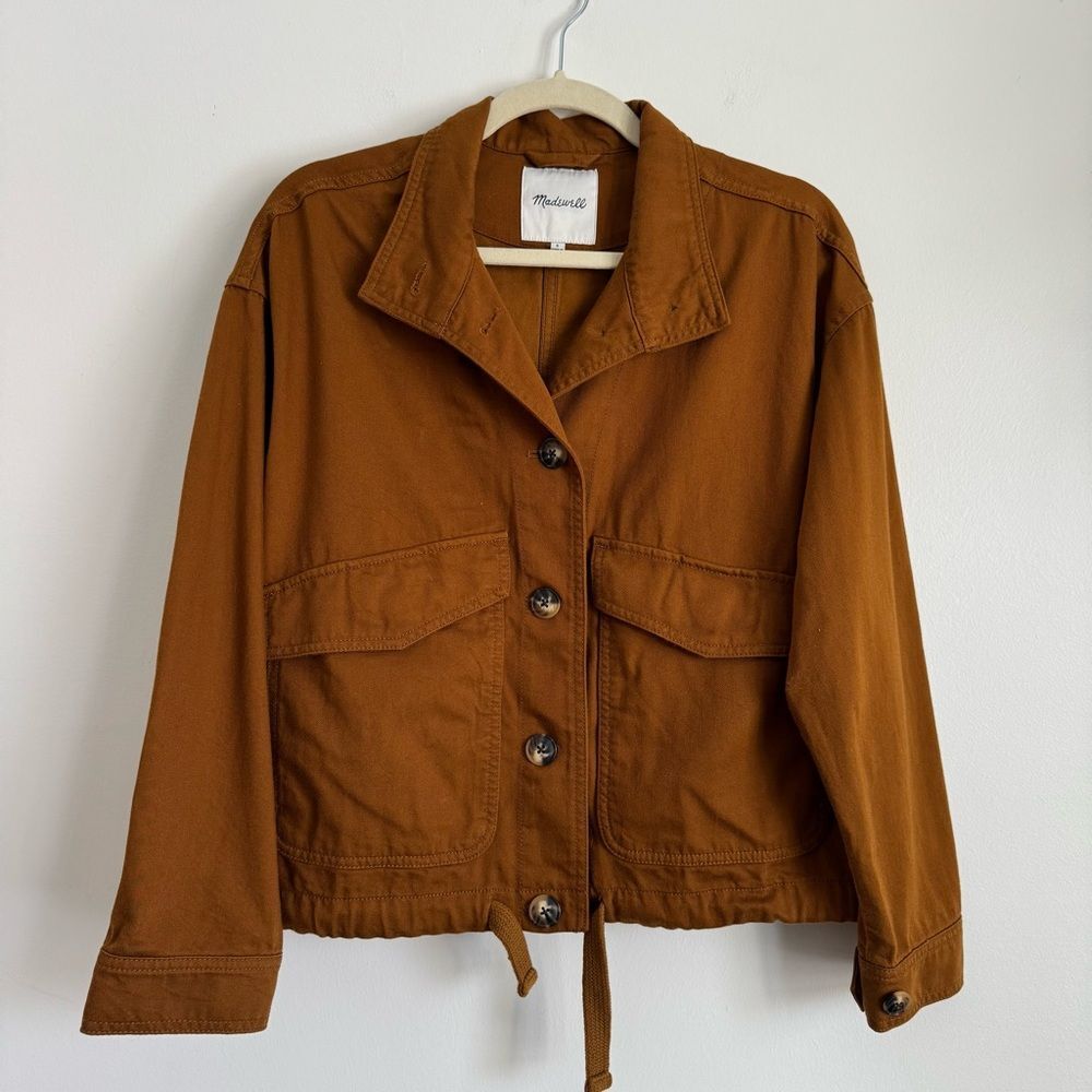 Madewell Beachmont Jacket Button Front - Dried Cedar (Brown) | Size S - Picture 4 of 9